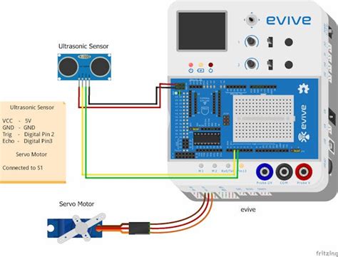 Controlling A Servo Motor Using Ultrasonic Sensor Arduino Project Hub