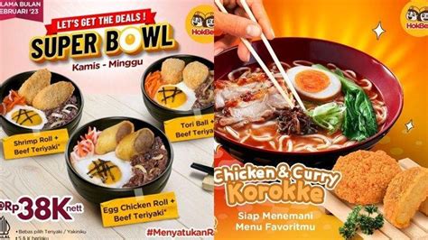 Promo Hokben Edisi Februari 2023 Egg Chicken Roll Dan Beef Teriyaki Rp