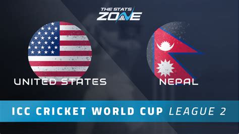 United States Vs Nepal Cricket World Cup League 2 Preview And Prediction The Stats Zone