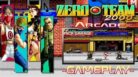 Zero Team 2000 ARCADE GAMEPLAY MAME 60FPS YouTube