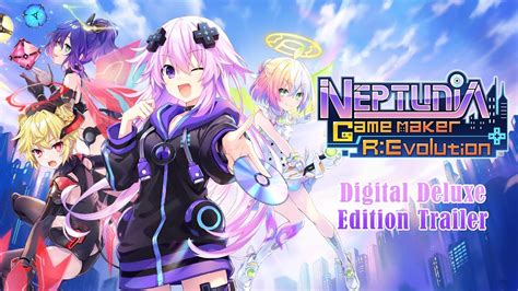 Neptunia Game Maker Revolution Digital Deluxe Edition Trailer Ps4