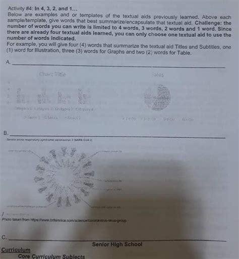 Activity 4 In 4 3 2 And 1 Below Are Examples And Or Templates Of