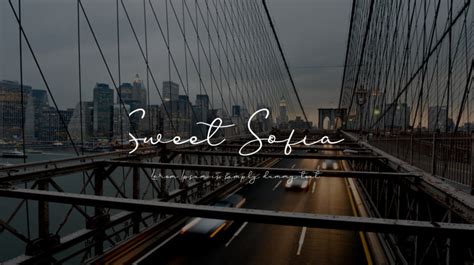 Sweet Sofia Font Download Free For Desktop And Webfont