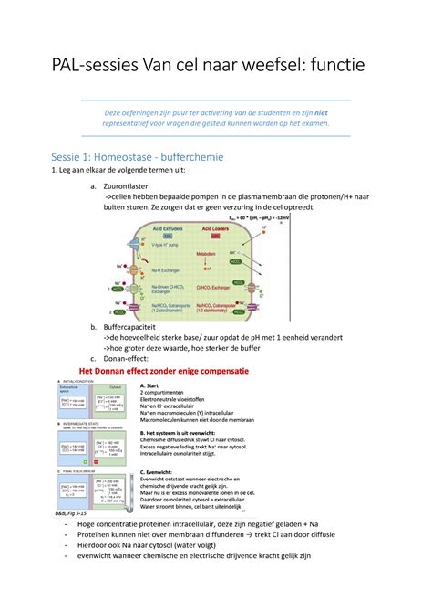 PAL Vragen VCNW Functie 1 PAL Sessies Van Cel Naar Weefsel Functie