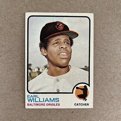 1973 Topps Baseball Earl Williams Baltimore Orioles Card 504 EBay