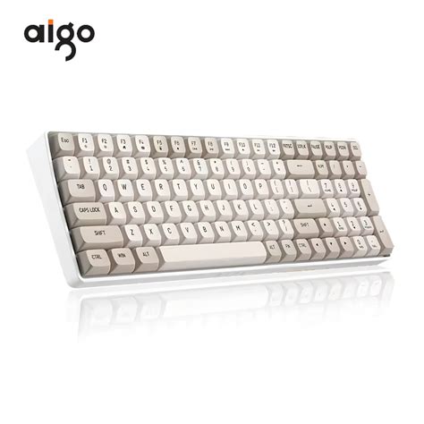 Teclado Mec Nico Aigo A Gamer Hot Swap Fio Switch Linear Shopee Brasil