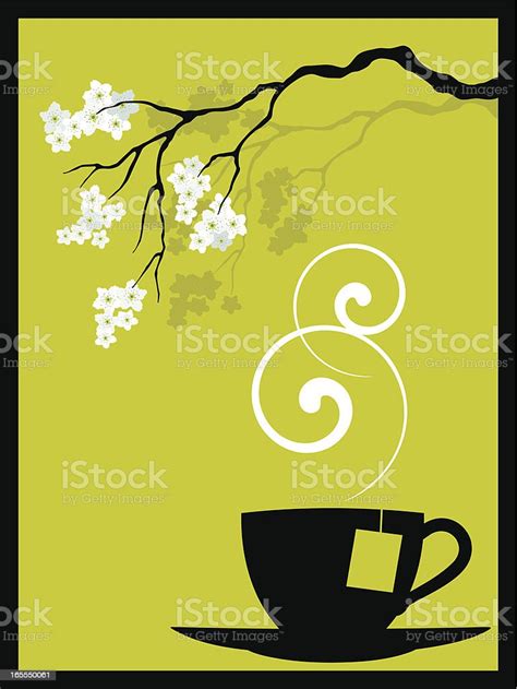 Sakura Tea Stock Illustration Download Image Now Asian Culture