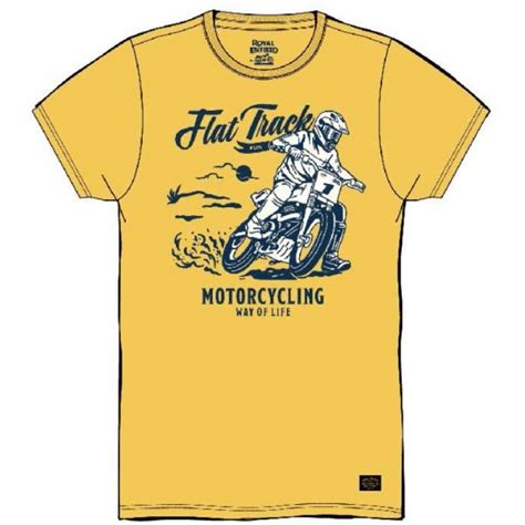 T Shirt Flat Track Mimosa Royal Motorcycle