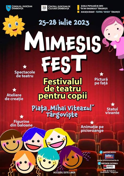 La Târgoviște va avea loc Festivalul de teatru pentru copii Mimesis