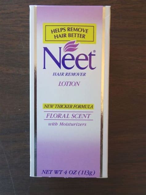 Neet Hair Remover Lotion Legs Body Thicker Formula Floral Scent W