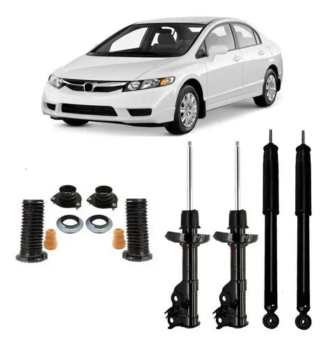 Amortecedor New Civic Kit Batente 2006 2007 Até 2011 Parcelamento