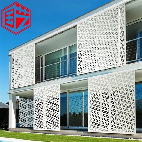 2 5mm Building Material Aluminum Facade Cladding Laser Cutting Exterior