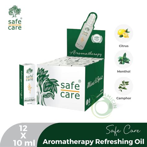 Safecare Roll On Minyak Angin Aromatherapy Refreshing Oil 10ml Safe C Oramicin