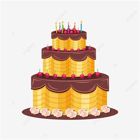 Torta De Cumplea Os Feliz Png Dibujos Clipart De Cumplea Os Pastel