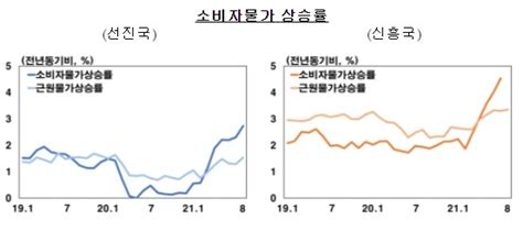 한은 신흥국 경제회복 정체인플레이션 압력 높아져