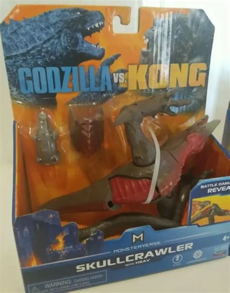 Playmates Toys Monsterverse Godzilla Vs Kong Skullcrawler Heav New