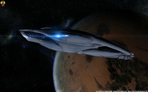 Mass Effect Fragata Salarian Mass Effect Starship Fondo De