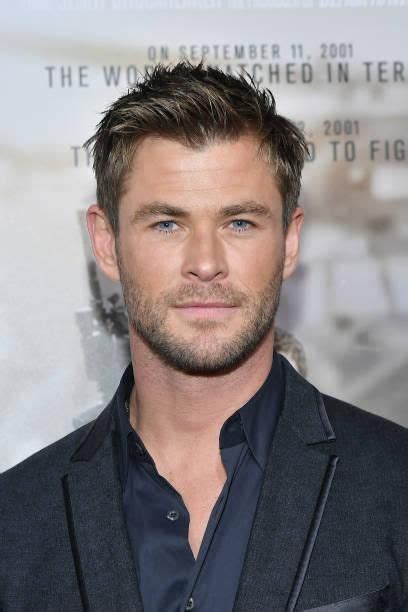 Chris Hemsworth At The Premiere Of 12 Strong Actrice Coiffure Homme