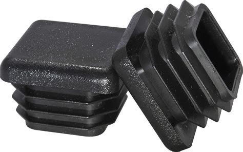 20 Black End Caps For Square Tubing 58square Tube Inserts Square Tube