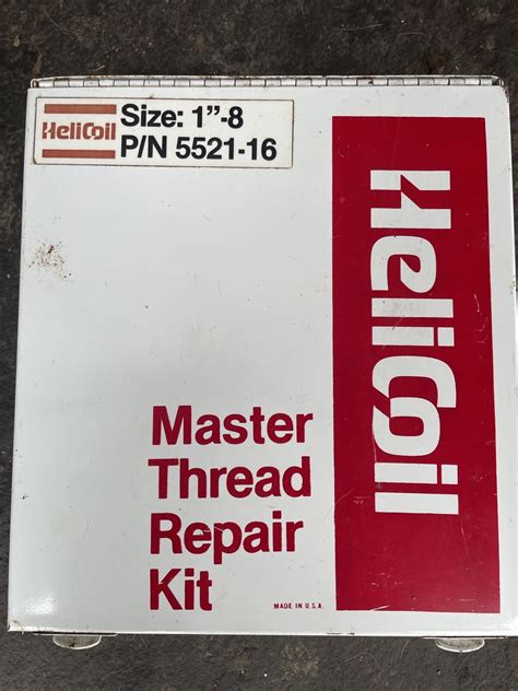 Helicoil Master Thread Repair Kit Size For Sale Online Ebay