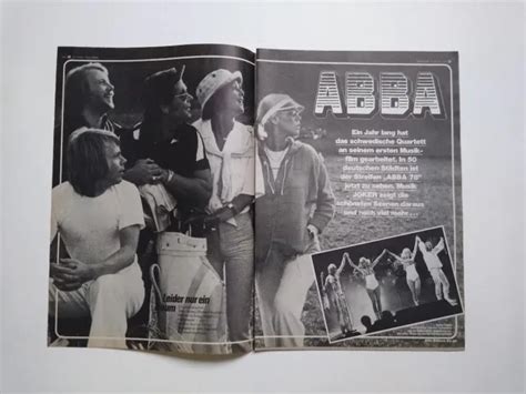 Abba Agnetha Bjorn Benny Anni Frid Robert Hughes Clippings Germany