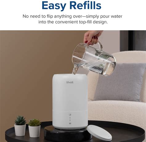 Buy Levoit Top Fill Humidifier Dual Rbw For Room Ultrasonic Cool