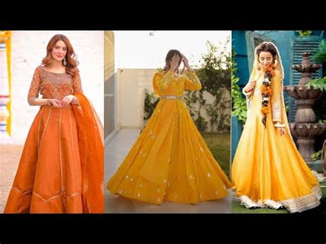 Most Beautiful Mehndi Dress Design For Girls Mehndi Dress Ideas