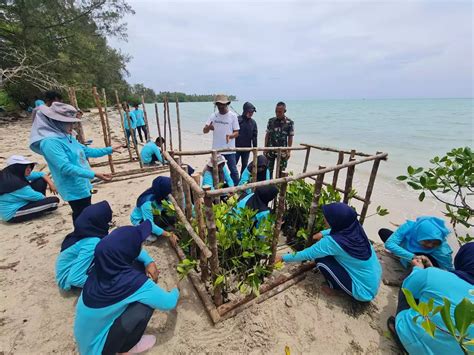 BRGM RI Dan TNI AU Lanud RSA Bersinergi Mendidik Masyarakat Natuna