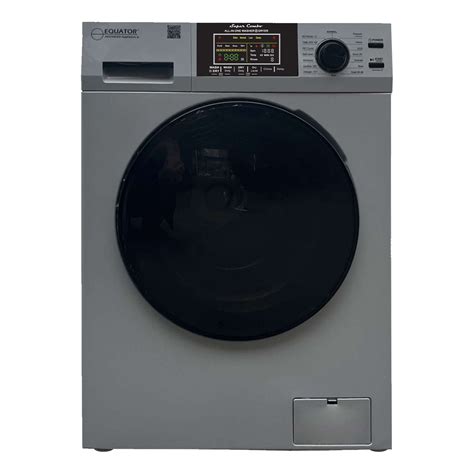 Equator Small Apt Size Electric Fully Built In Ventless Combo Washer Dryer 162 Cf15lbs Silver