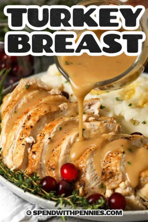 Immediate Pot Turkey Breast With Gravy Topkitchenfinds