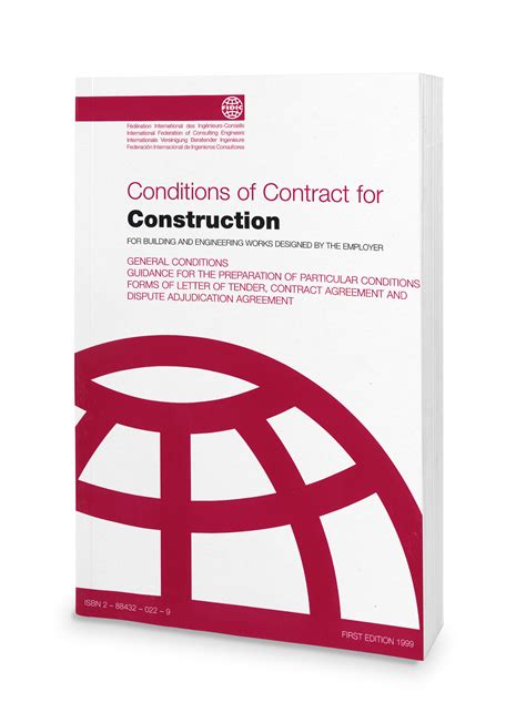 FIDIC Conditions Of Contract For Construction Red Book 1st Ed 1999