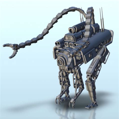 3D Printable Dagohr Combat Robot 1 Future Sci Fi SF Post 49 OFF