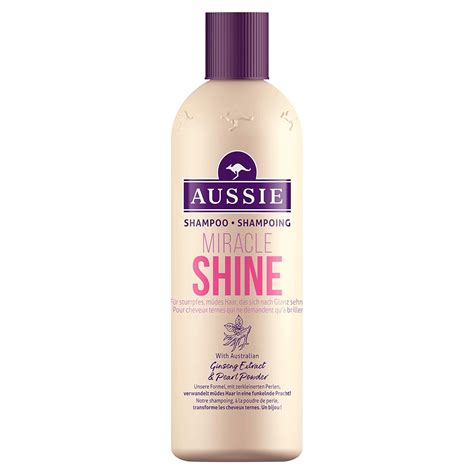 Aussie Miracle Shine Shampoo 300 Ml With Ginseng Extract Uk Beauty