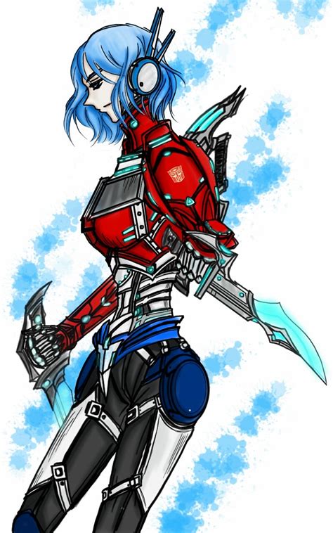 Genderbend Humanized Optimus By Flytonowhere On Deviantart