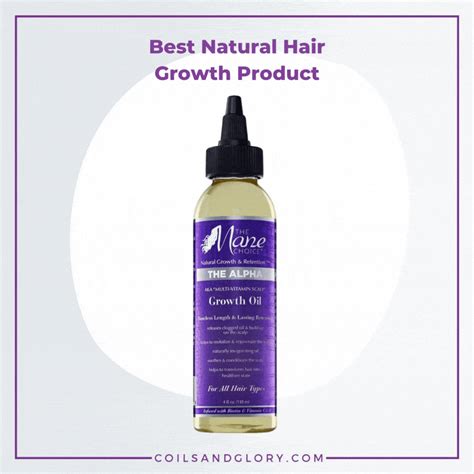 10 Natural Hair Growth Products To Speed Up Growth And Grow Edges