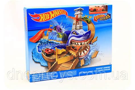 Трек Hot Wheels Полювання на акулу серії Зміни колір BGK04, ціна 1425 ...