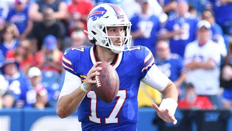 On the field, Bills' quarterback Josh Allen is getting in his own way.