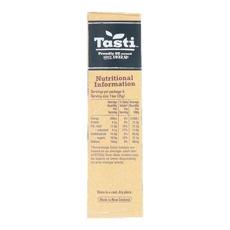 NHG Pharmacy Online Tasti Nut Bar Dark Choc Cranberry 6s