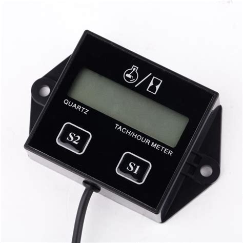 Tachym Tre Pour Petit Moteur Affichage Lcd Tach Hour Meter Jauge Rpm