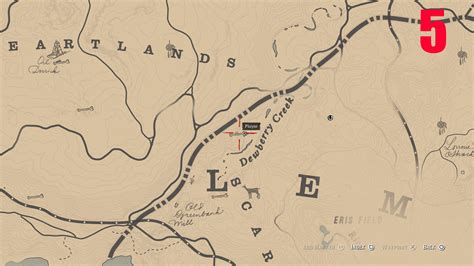 Red Dead Redemption 2 Dinosaur Bones Map - Maping Resources