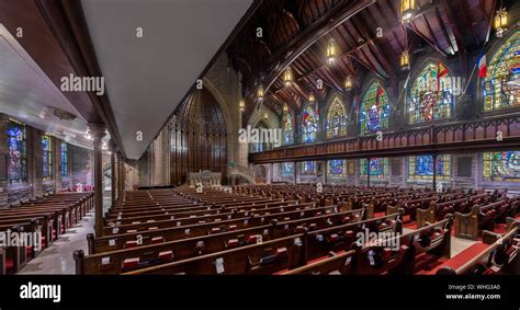 Interior Of The First Presbyterian Church On Sixth Avenue In Downtown