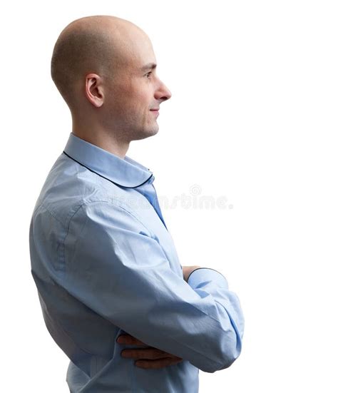 Bald Man Profile Stock Image Image Of Head Isolated 40464265