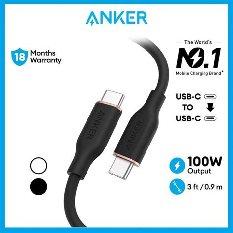 Anker Powerline Iii Flow Usb C To Usb C Cable Silica Gel Cable Ft