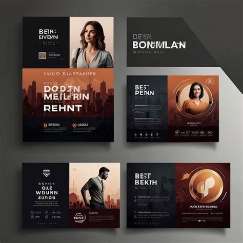 Creative Modern Business Social Media Post Design Template Premium Ai Generated Image