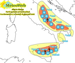 Allerta Meteo Tanta Neve Nelle Prossime 48 Ore Al Centro Sud Ecco Le