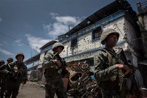 In City Of Ruins Philippines Battle Against Isis Rages On The New