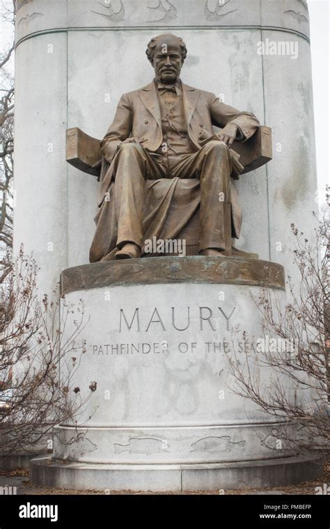 Matthew Fontaine Maury Monument Richmond Virginia Stock Photo Alamy