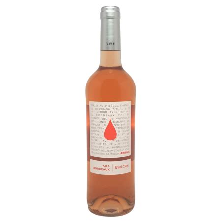 Vinho Rosé Arsius Bordeaux 750ml Ebentas Economia é a Sua