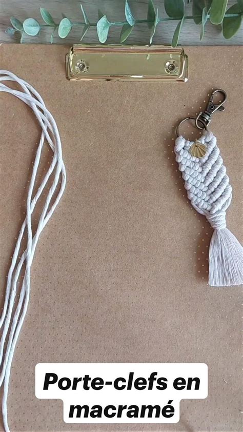 Porte Clefs En Macram Macrame Keychain Boho Decoration Mod Les De