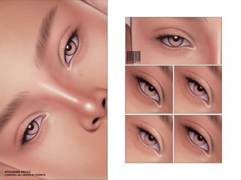 Cosimetic S Nicole Eyelids Overlay Version N In Sims Cc